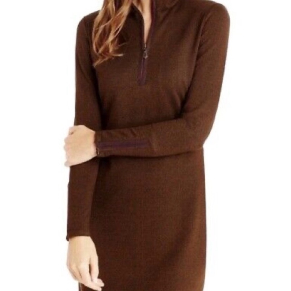 J McLaughlin Bedford Long Sleeve Dress M like New! $248